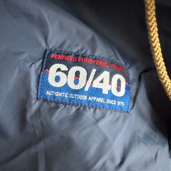 Vintage Penfield Utility Jacket Khaki Hooded Lined  Hiking Outdoor Gear Gopcore - Picture 12 of 14